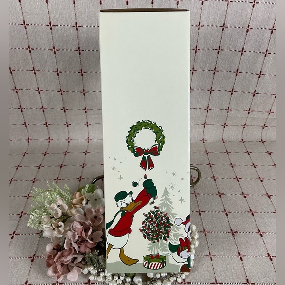 WDW Official Disney Mickey & Minnie Mouse Finial Glass Christmas Tree Topper New - Picture 4 of 7